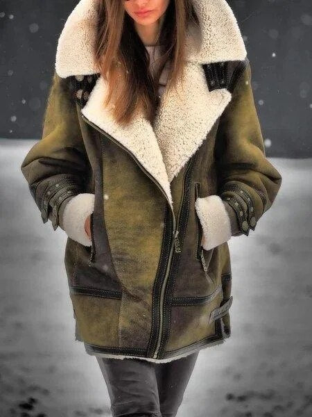 Manteau Femme Grande Taille Hivernal avec Poches et Capuchon - PanierRoyale