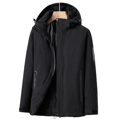 Doudoune Femme Imperméable Hivernale avec Doublure Polaire
