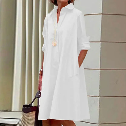 Robe femme chemisier rouge élegant et chic