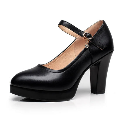 Escarpins Hauts Talons en Cuir