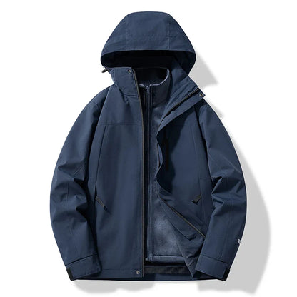 Doudoune Hiver Homme avec Capuche Chaude et Imperméable