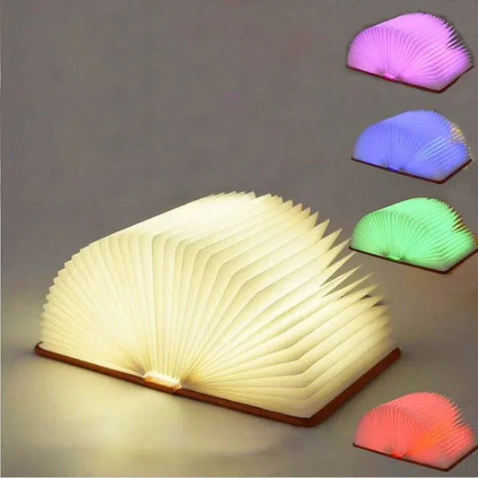 Lampe de Lecture LED Plissable RGB Réchargeable Design - PanierRoyale