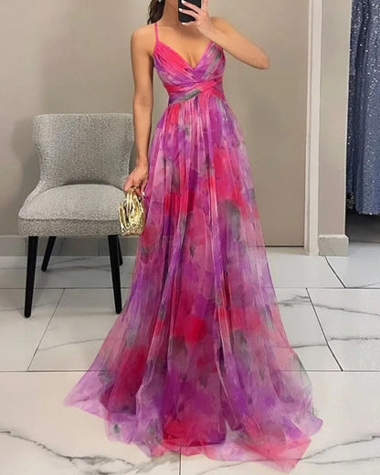 Robe Maxi Femme Fluide Bretelles Coupe Légère