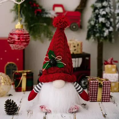 Décoration de Noël Gnome En Neige