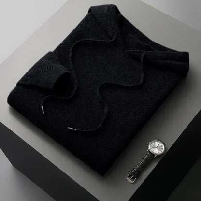 Sweat à capuche homme longues manches molletonné hiver