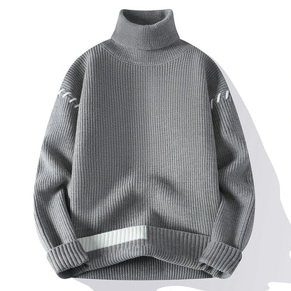 Pull Col Roulé Confort Manches Longues