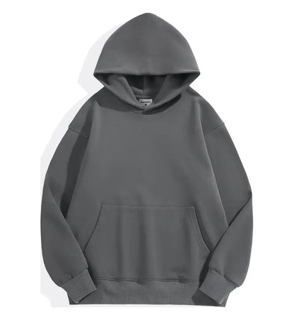Sweat à Capuche Noir Unisexe avec Poche