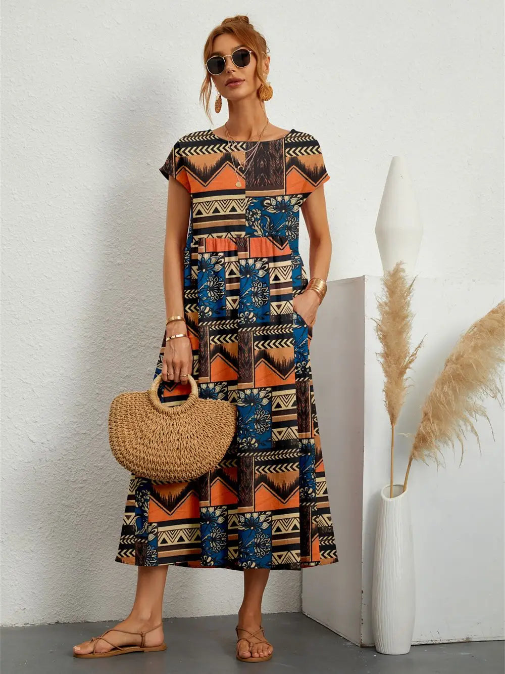 Robe Été Florale pour Femme - Style Décontracté et Féminin
