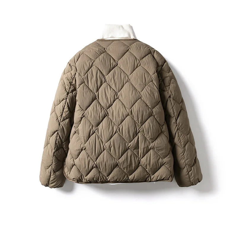 Veste Femme Hiver Doublée Légère et Chaude