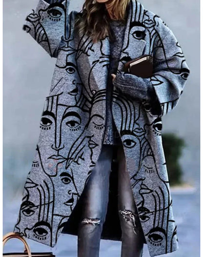Manteau femme hiver carreaux chaud et tendance