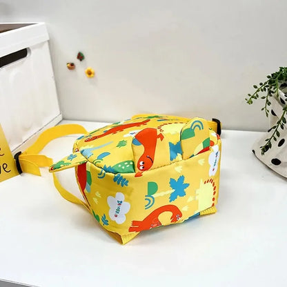 Sac à dos Enfant en Nylon Motif Dinosaure pour École Maternelle