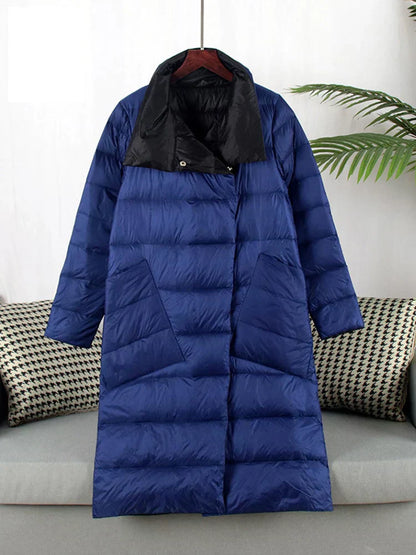 Manteau Femme Hiver Poches Carreaux Chic et Élégant