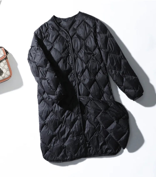 Manteau Femme Hiver avec Capuche et Fermeture Éclair - PanierRoyale
