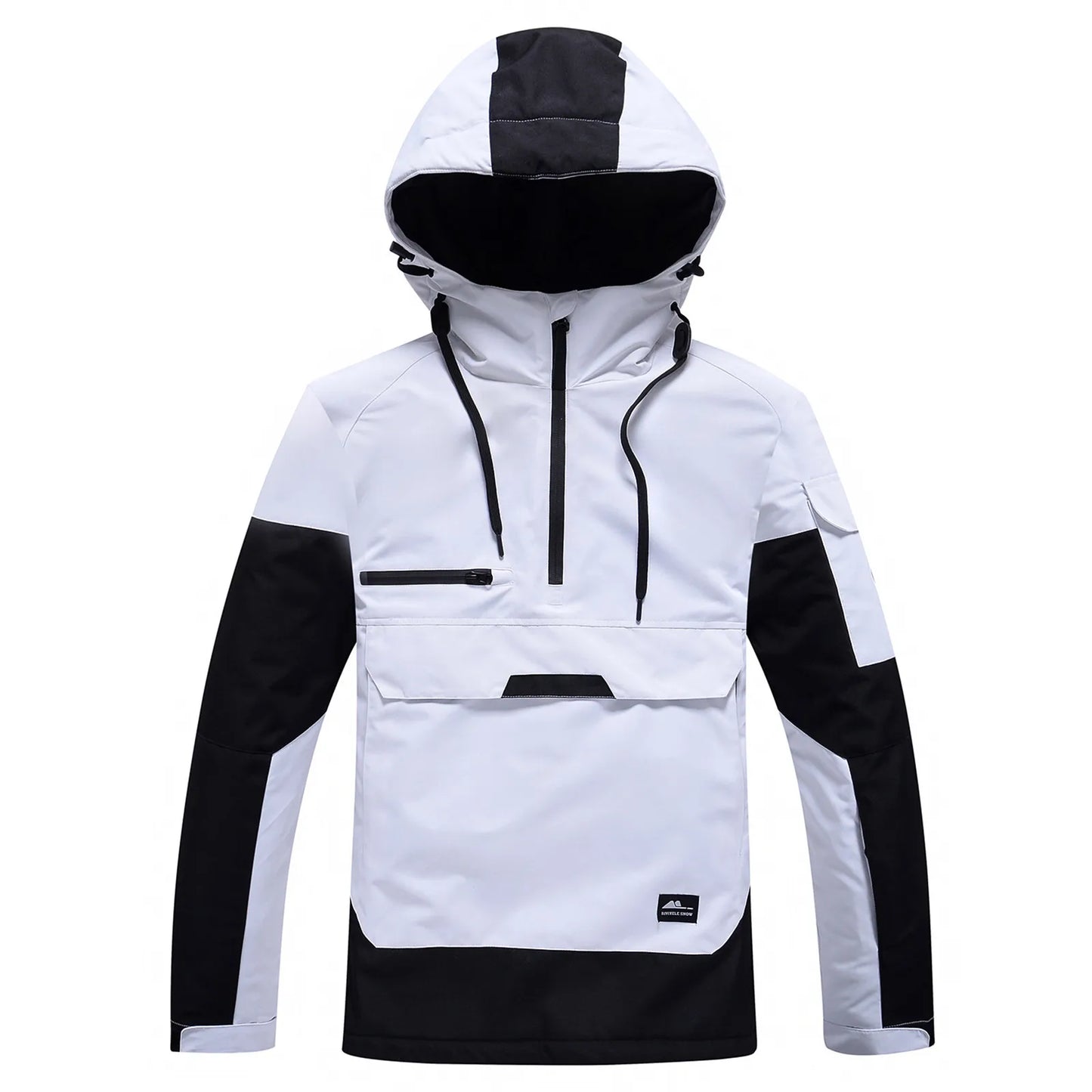 Veste de ski Unisexe Imperméable Coupe-vent avec Capuche Moderne