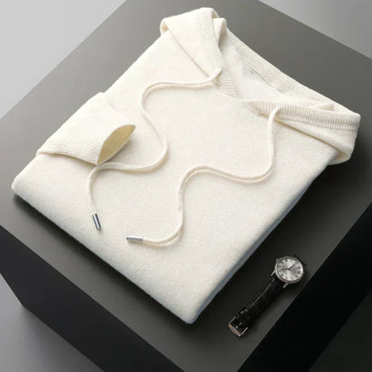 Sweat à capuche homme longues manches molletonné hiver