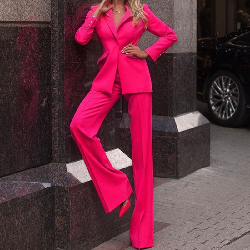Costume Femme 2 Pièces Tailleur Chic