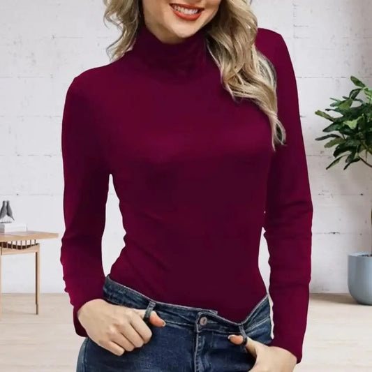 Pull à Manches Longues Élégant Taille Affûtée - BerlinGlamour