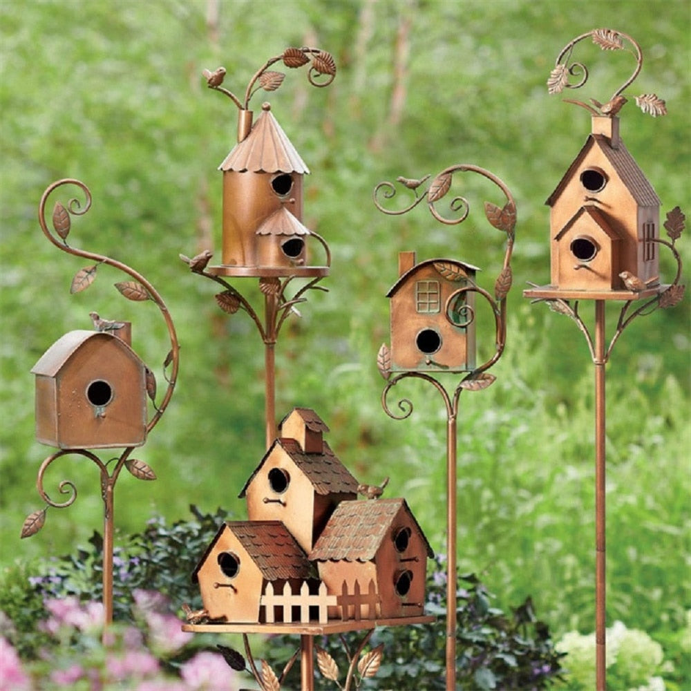 Niche Oiseau de Jardin Résistante et Design - PanierRoyale