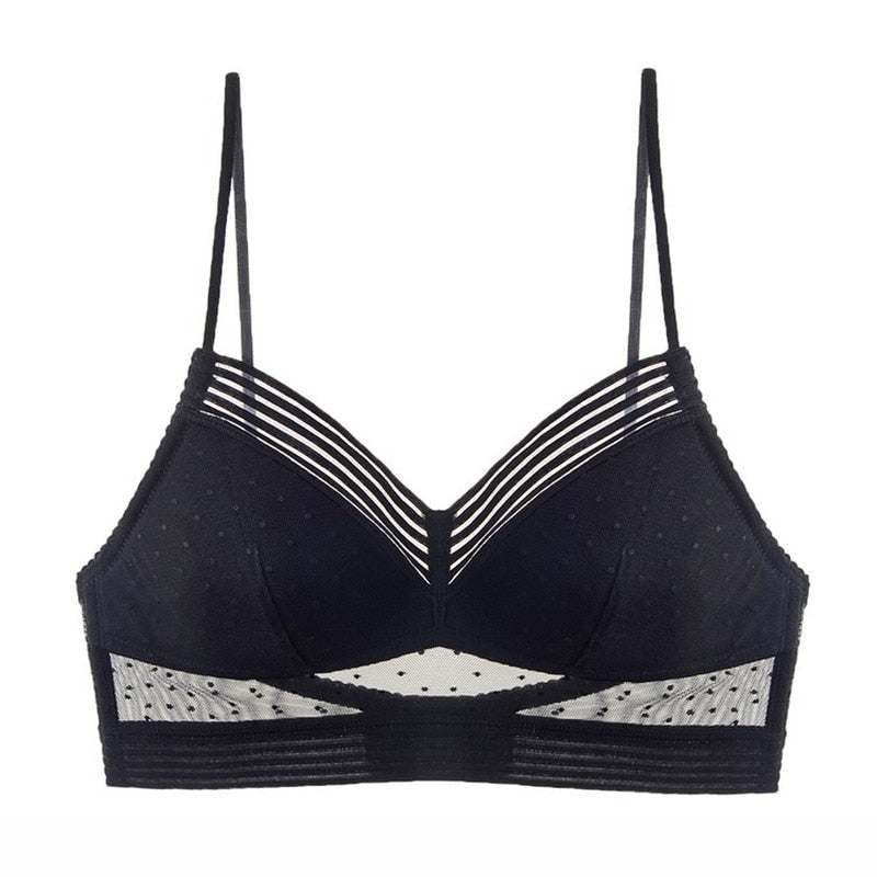 Soutien-gorge dentelle noire féminin et confortable