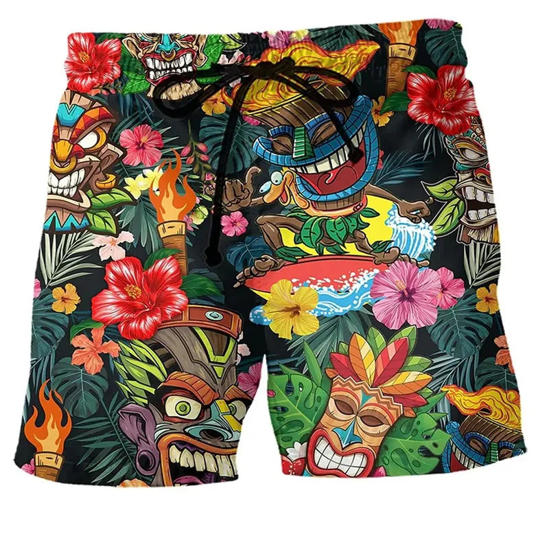 Short de bain homme imprimé couleur et ludique - PanierRoyale