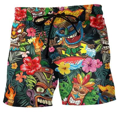 Short de bain homme imprimé couleur et ludique - PanierRoyale