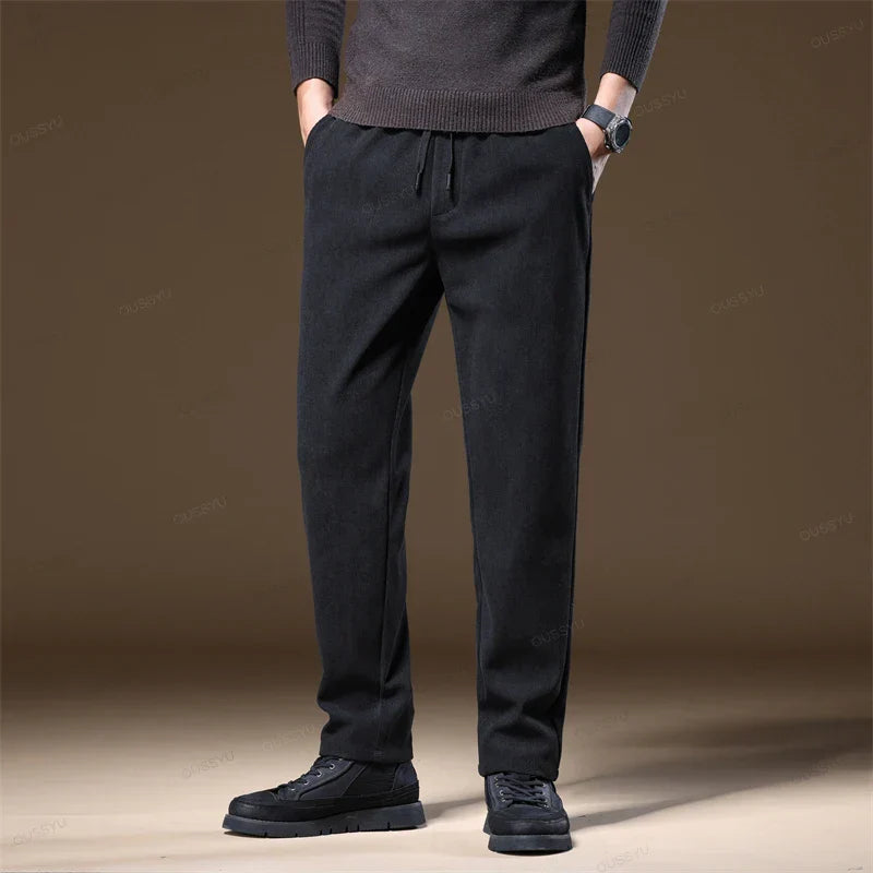 Pantalon Coton Corduroy Élégant - BerlinGlamour