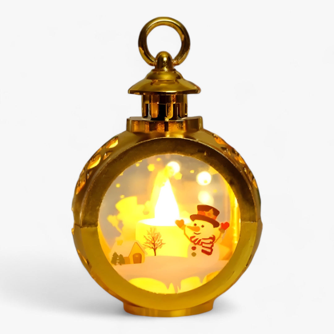Lampe Lanterne LED Neige Décorative pour Maison