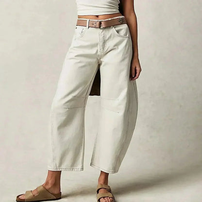 Jeans Femme Taille Haute Décontractée