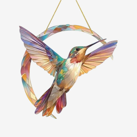 Lampe Suspendue Oiseau Décoratif Coloré - PanierRoyale