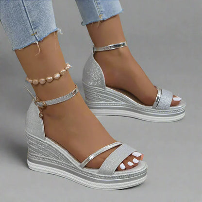 Sandales Platesforme à Talons Hauts pour Femmes