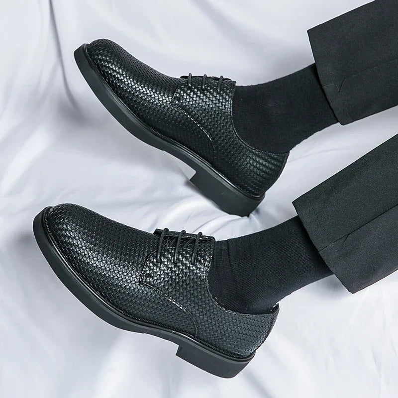 Richelieu Cuir Homme Élégant et Confortable