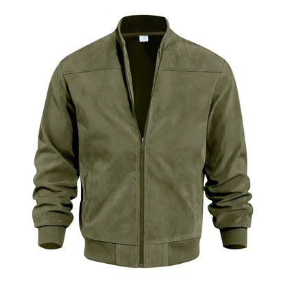 Blouson Bomber Homme Zippé Coupe Moderne