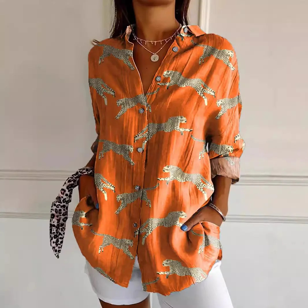 Blouse Été Légère Fleurs Décolleté V