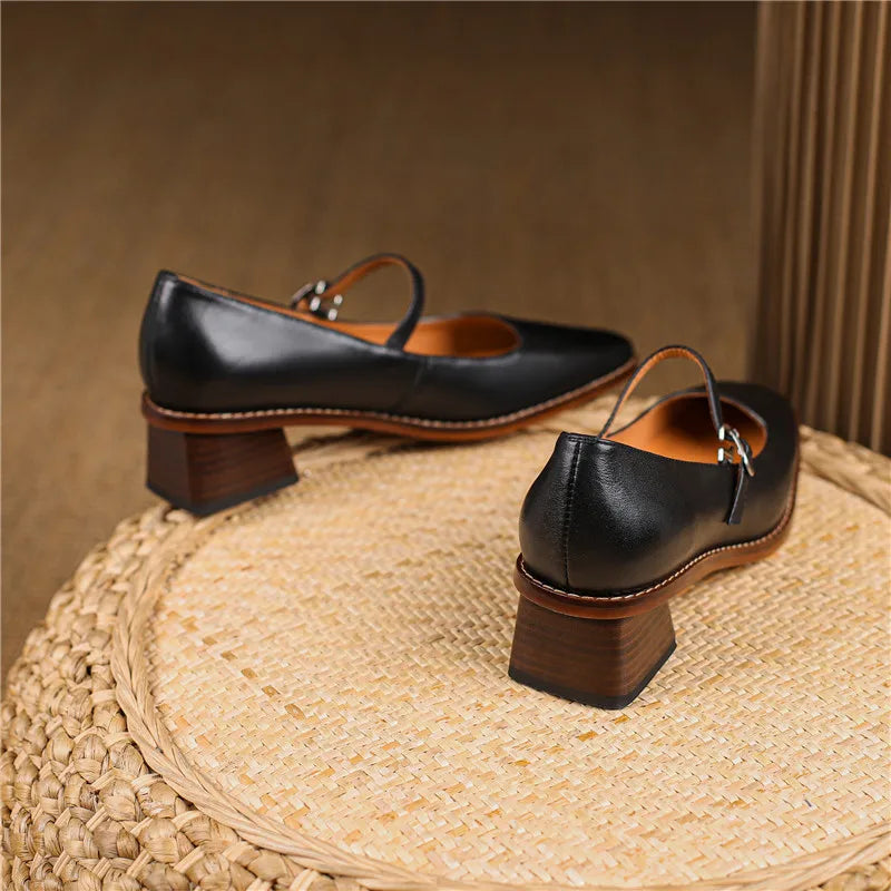 Sandales Femme Printemps à Talons Bloc et Sangles