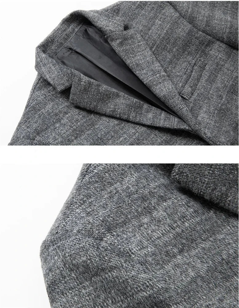 Blazer Homme Gris et Kaki Élégant et Polyvalent