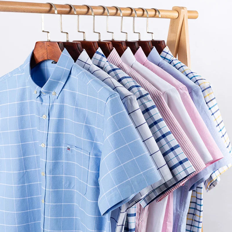 Chemise Homme Manches Courtes Casual Chic - PanierRoyale