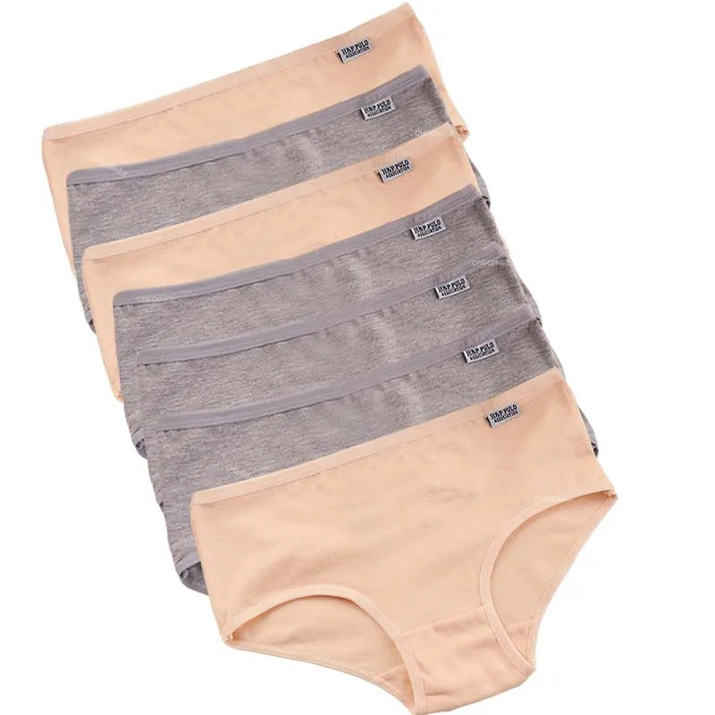 Lot de culottes Femme Coton Extensible Taille Moyenne Coupe