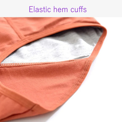 Culotte Menstruelle Femme Coton Taille Haute Anti-fuite Durable