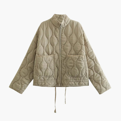 Veste Puffer Courte et Chaude pour Femme