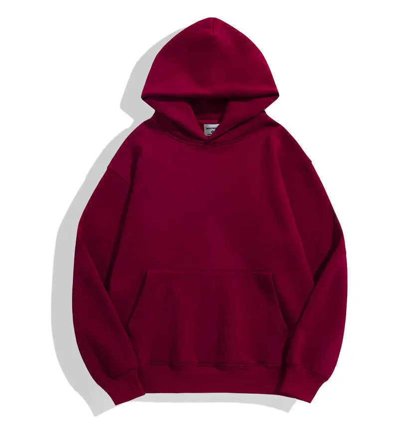 Sweat à Capuche Noir Unisexe avec Poche