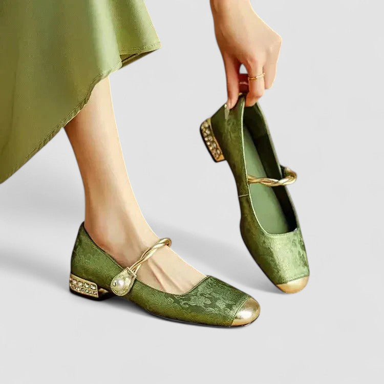 Chaussures Mary Jane Femmes à Talon Plat Confort - BerlinGlamour