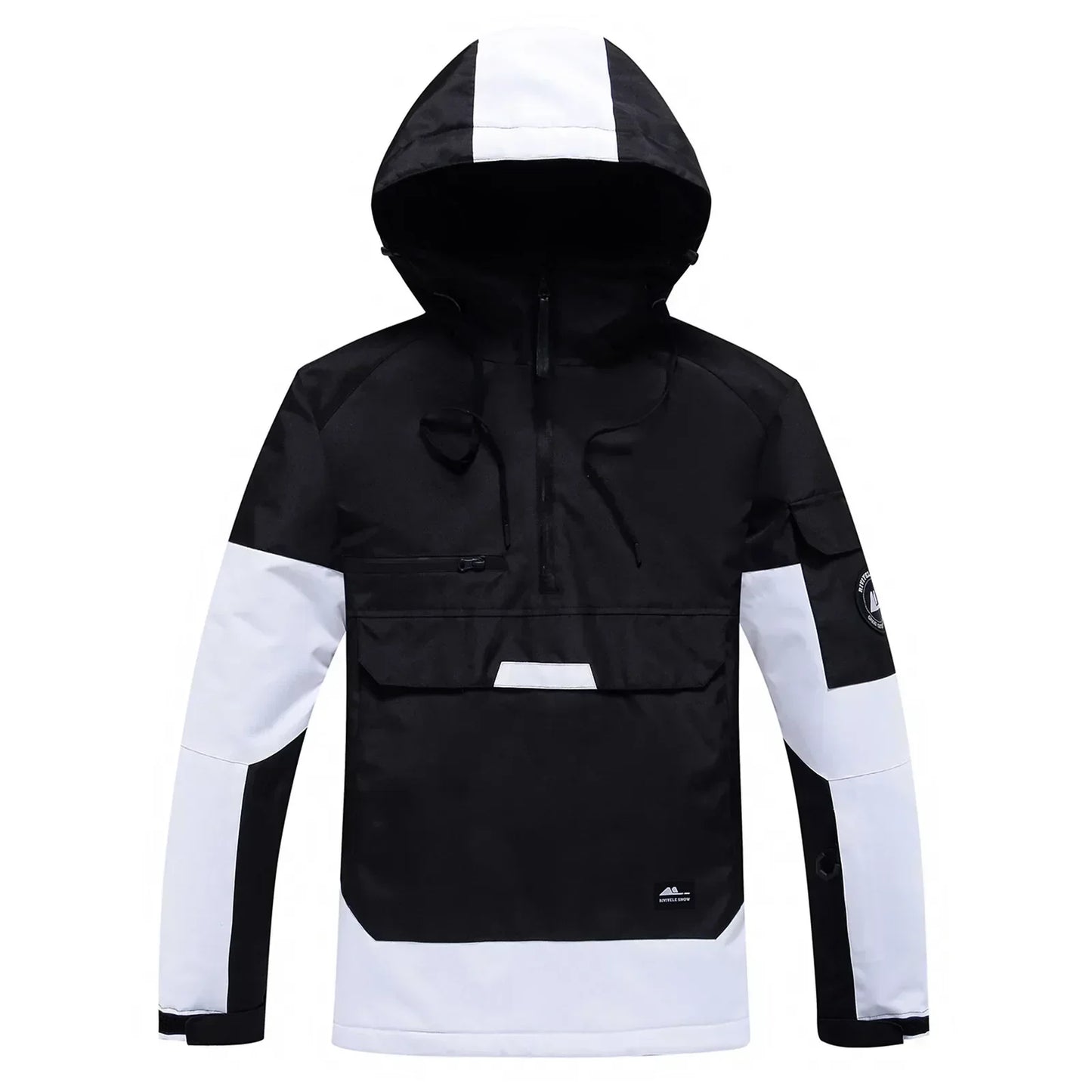 Veste de ski Unisexe Imperméable Coupe-vent avec Capuche Moderne