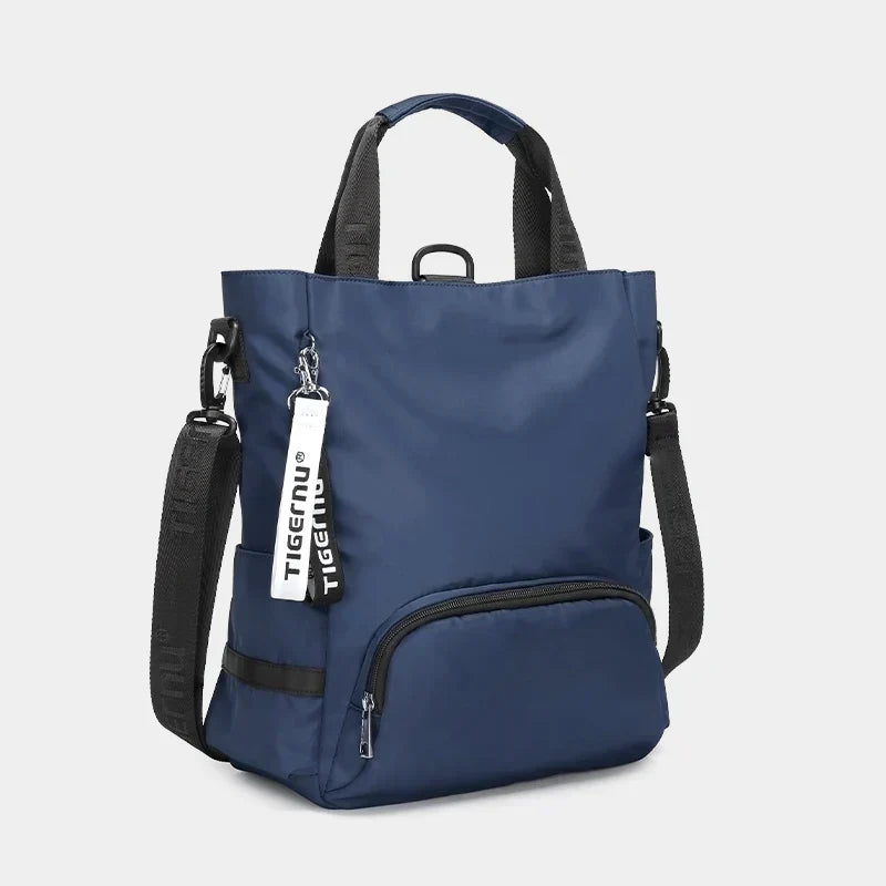 Sac Épaule Femme Nylon Noir Bleu Marine