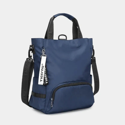 Sac Épaule Femme Nylon Noir Bleu Marine