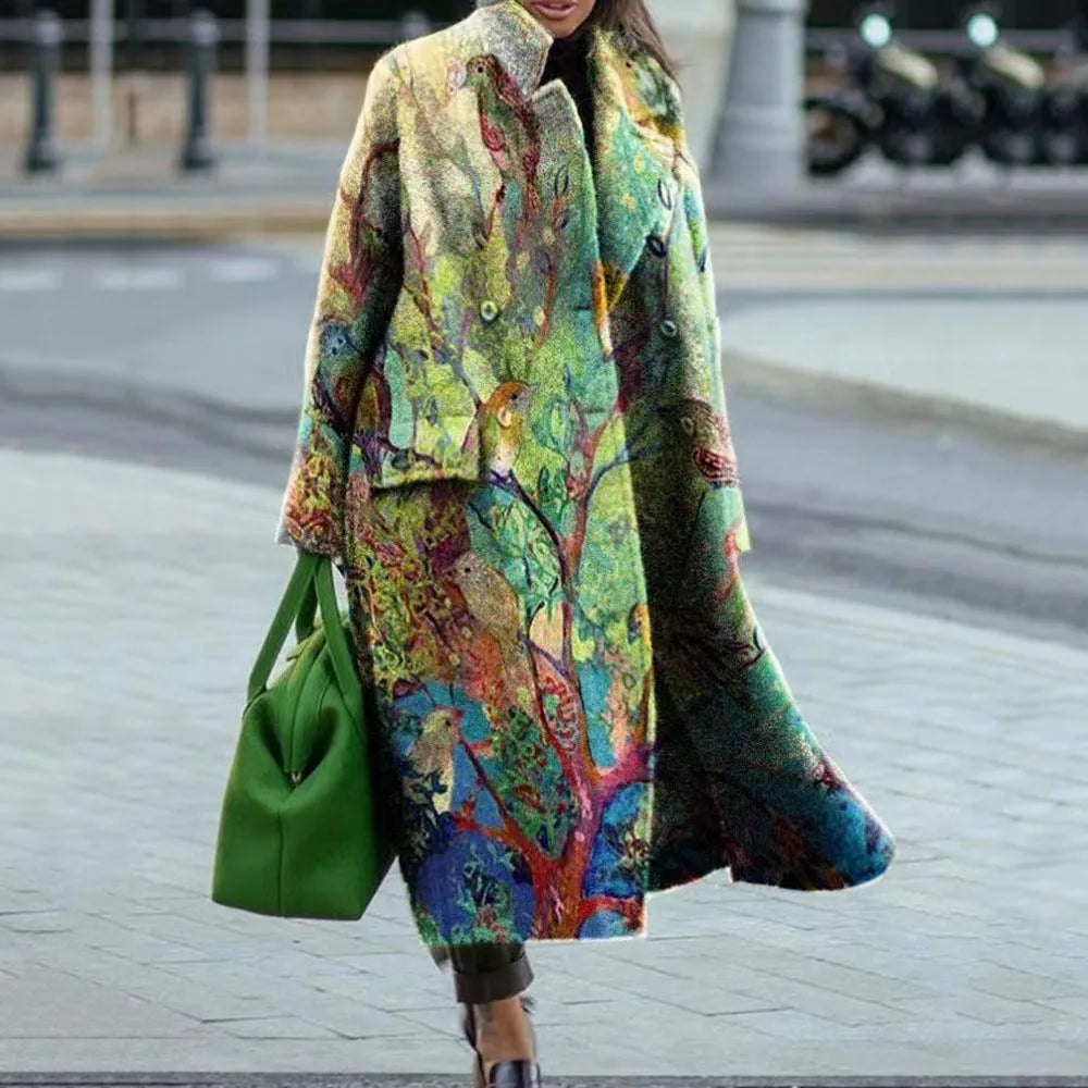 Manteau femme hiver carreaux chaud et tendance