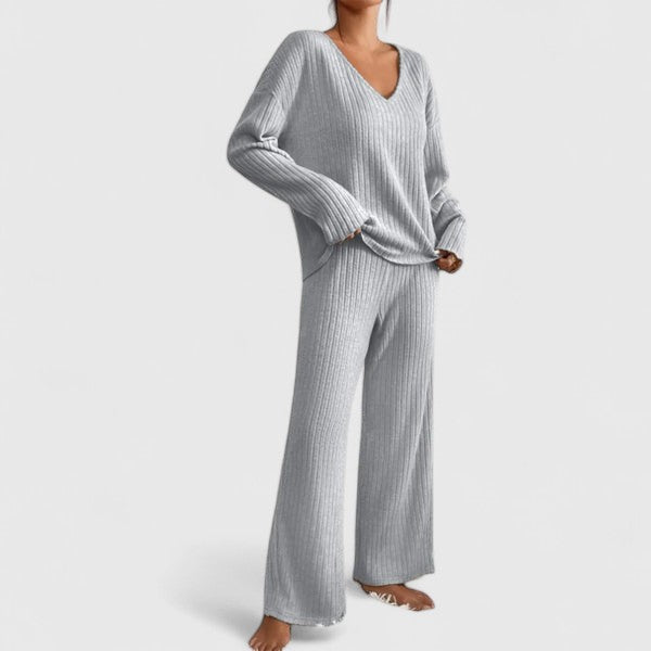 Ensemble Lounge Femme Molleton avec Pantalon Large