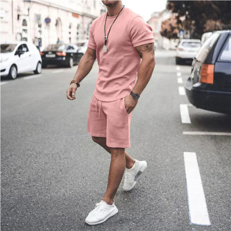 Chemise Homme Décontractée et Short Slim Été