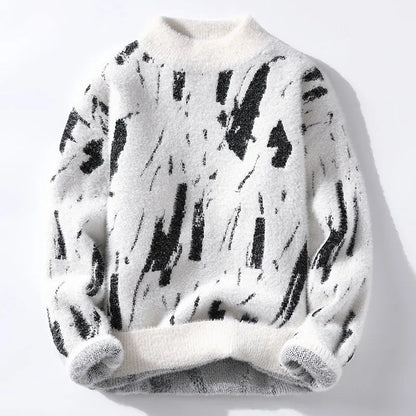 Pull décontracté imprimé fashion homme