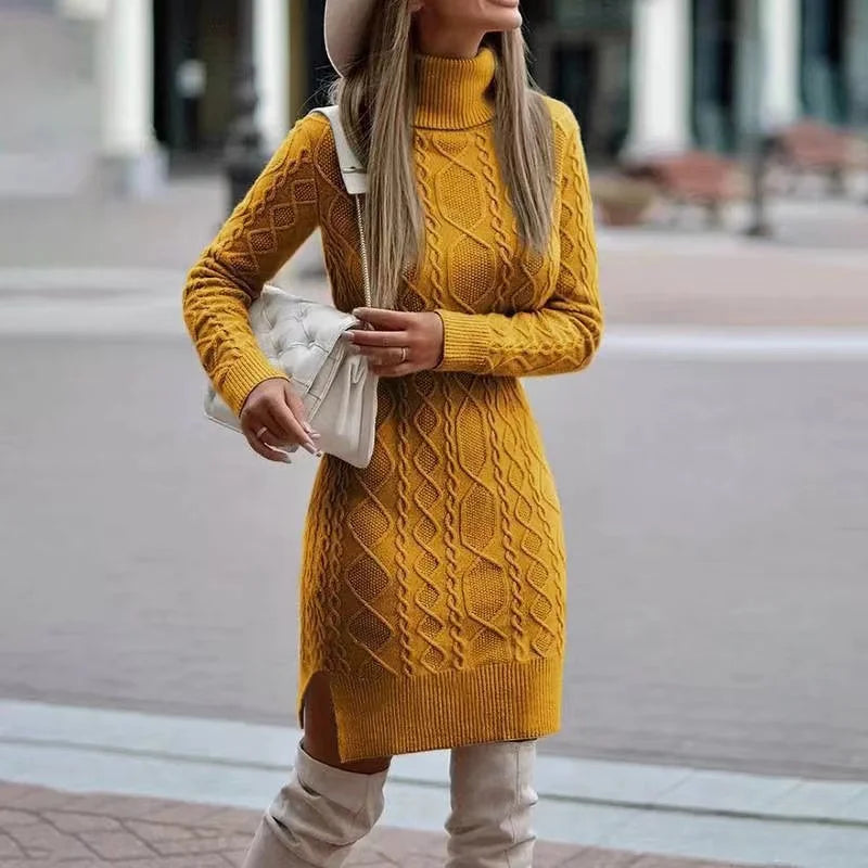 Pull Femme Tricot Manches Longues Chaud - PanierRoyale
