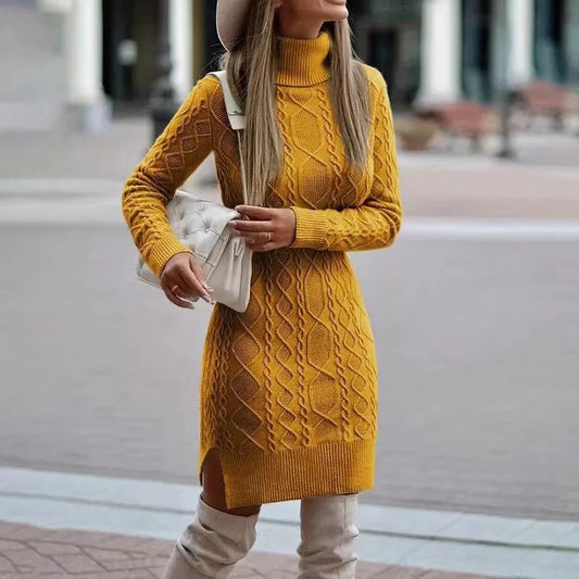 Pull Femme Tricot Manches Longues Chaud - PanierRoyale